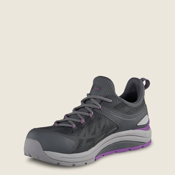 Zapatos de Trabajo Red Wing Mujer Negros/Grises - Cooltech™ Athletics - Safety Toe - 638-COYZPD